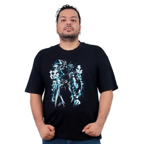 Goku Ki Azul - Camiseta Oversized