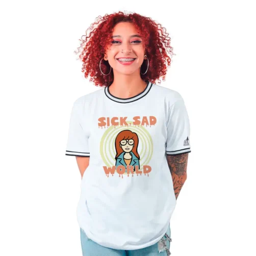 Sick Sad World - Camiseta Cuello Tejido