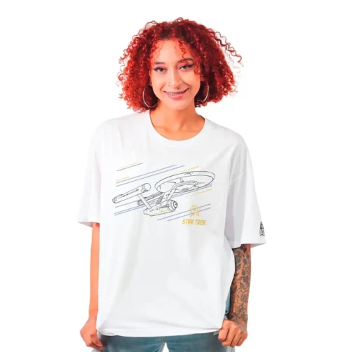 USS Enterprise (NCC-1701) - Camiseta Oversized